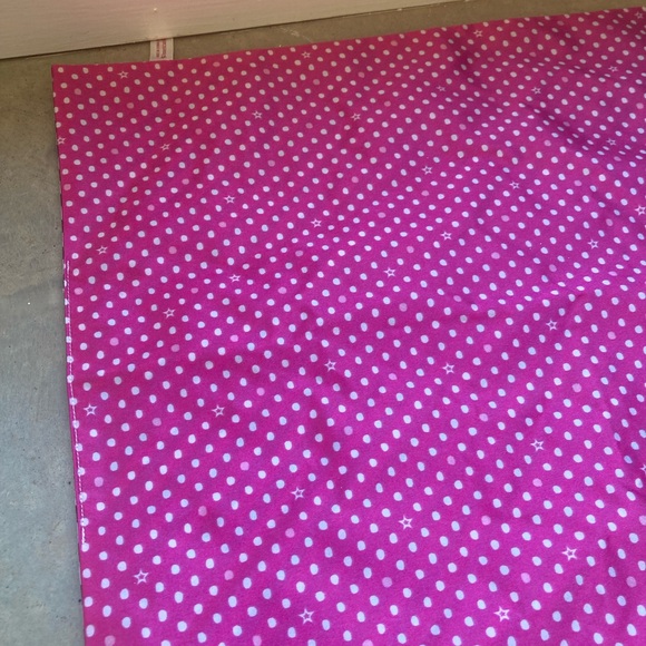 American Girl hot pink and black diagonal stripe bedspread - Picture 2 of 7